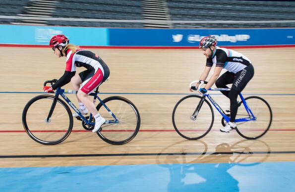 Velodrome cycling clearance